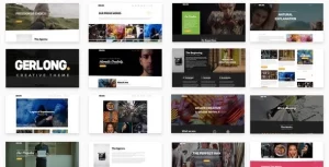 Gerlong Responsive One Multi Page Portfolio Theme 1.1.6 GPL Theme