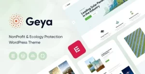Geya NonProfit Ecology Protection WordPress Theme 1.6 GPL Theme