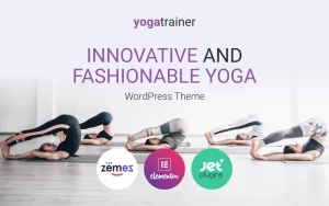 Gloria Miles Innovative and Fashionable Yoga WordPress Theme 1.0.0 GPL Theme