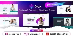 Glox  – Business Consulting WordPress Theme 1.0.3 GPL Theme
