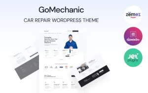 GoMechanic Car Services and Workshop WordPress theme WordPress Theme 1.0.1 GPL Theme