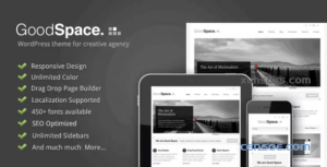 Good Space Responsive Minimal WP Theme 1.20 GPL Theme