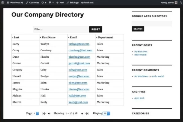 Google Apps Directory for WordPress Enterprise 1.6.3 GPL Plugins