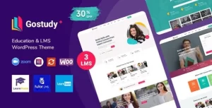 Gostudy – Education WordPress Theme 2.3.8 GPL Theme