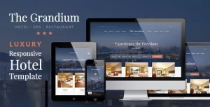 Grandium Luxury Hotel Theme 1.7.1 GPL Theme