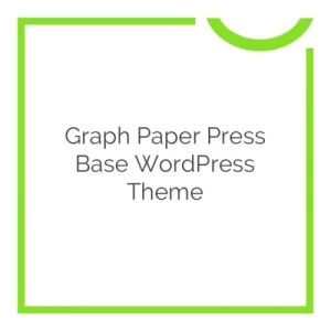 Graph Paper Press Base WordPress Theme 3.0.5 GPL Theme