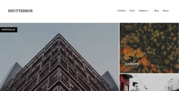Graph Paper Press Shutterbox WordPress Theme 1.0 GPL Theme