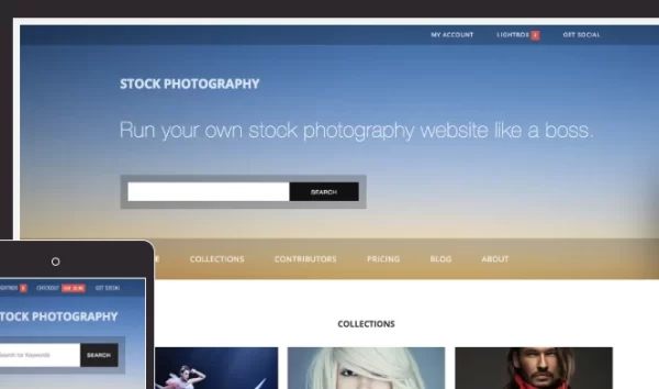 Graph Paper Press Stock Photography WordPress Theme 1.3.3 GPL Theme