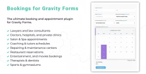 Gravity Forms Bookings 2.20 GPL Plugins