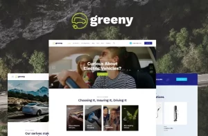 Greeny WordPress Theme 1.0 GPL Theme