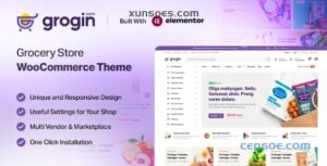 Grogin Grocery Store WooCommerce WordPress Theme 1.0.8 GPL Theme