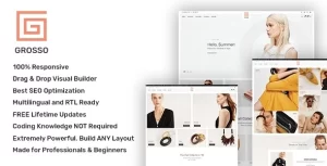 Grosso Modern WooCommerce theme for the Fashion Industry 1.8.7 GPL Theme