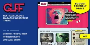 Guff Blog Magazine WordPress Theme 1.0.1 GPL Theme