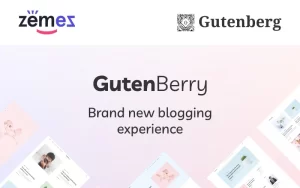 Gutenberry Gutenberg-based Clean Blog WordPress Theme 1.0.1 GPL Theme