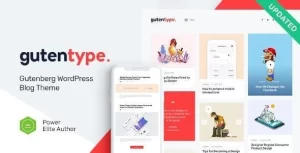Gutentype | 100% Gutenberg WordPress Theme for Modern Blog 2.1.2 GPL Theme