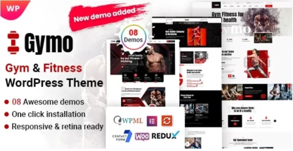 Gymo Gym Fitness 1.0.1 GPL Theme