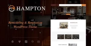 Hampton | Home Design and House Renovation WordPress Theme 1.1.9 GPL Theme