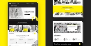 Hank Construction WordPress theme 1.1.0 GPL Theme