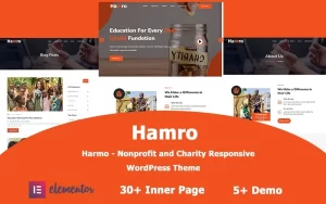 Harmo Churches and Charity WordPress Theme 1.0.0 GPL Theme