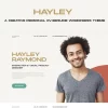 Hayley Personal CVResume WordPress Theme 1.0破解版主题