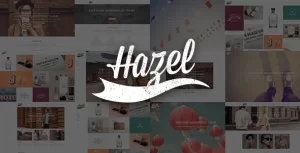 Hazel Multi-Concept Creative WordPress Theme 3.9 GPL Theme