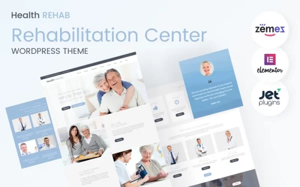 Health Rehab Rehabilitation Center WordPress Theme 1.0.1 GPL Theme
