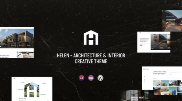 Helen Architecture Interior Creative Theme 1.0 GPL Theme