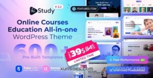 HiStudy Online Courses Education Template 2.2.0 GPL Theme