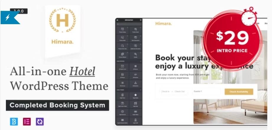 Himara Hotel Booking Theme 1.0.1 GPL Theme 1 Himara Hotel Booking Theme 1.0.1 GPL Theme