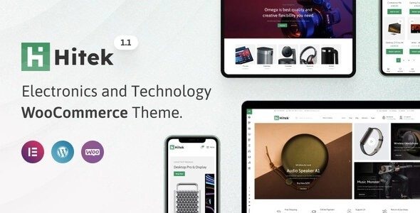 Hitek Electronics WooCommerce Theme 1.5.1 GPL Theme