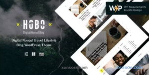 Hobo | Travel Lifestyle Blog WordPress Theme 1.0.9 GPL Theme