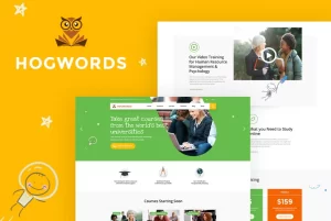 Hogwords Education Center WordPress Theme 1.2.5 GPL Theme