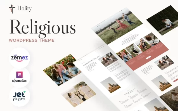 Holity Church Religious WordPress theme WordPress Theme 1.0.1 GPL Theme