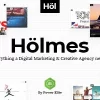 Holmes Digital Agency Theme 1.5破解版主题