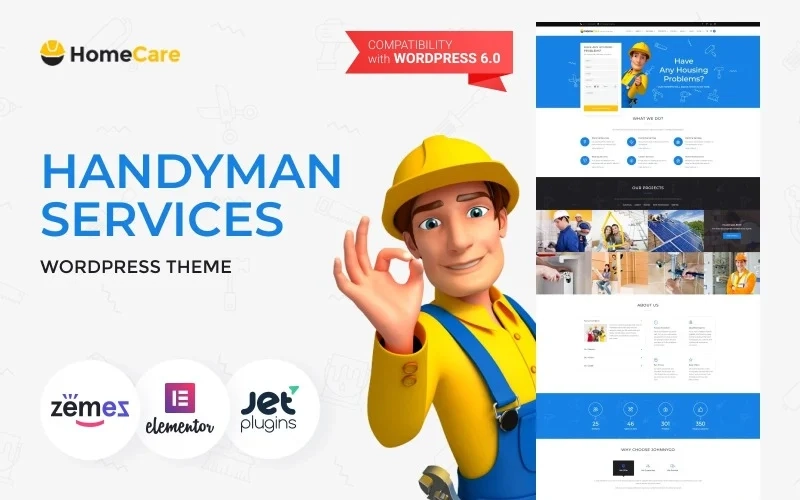 HomeCare Handyman Services WordPress Theme 2.0.1 GPL Theme 1 HomeCare Handyman Services WordPress Theme 2.0.1 GPL Theme