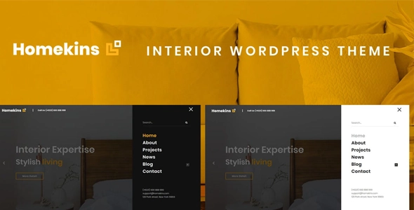 Homekins Interior WordPress Theme 1.0.0 GPL Theme 1 Homekins Interior WordPress Theme 1.0.0 GPL Theme