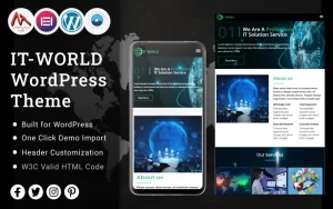 IT World WordPress Theme WordPress Theme 1.00 GPL Theme