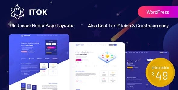 ITok ICO and Cryptocurrency WordPress Theme 1.1.25 GPL Theme 1 ITok ICO and Cryptocurrency WordPress Theme 1.1.25 GPL Theme