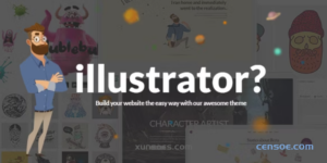 Illustrator Illustration Artist Portfolio 1.7 GPL Theme