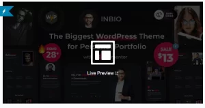 InBio Personal Portfolio/CV WordPress Theme 2.6.0 GPL Theme