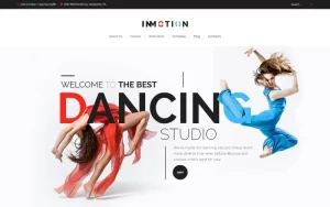 InMotion Dance School WordPress Theme 1.0.0 GPL Theme