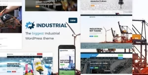 Industrial Factory Business WordPress Theme 1.6.2 GPL Theme
