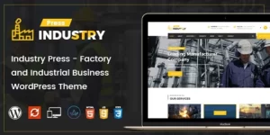 Industry Press Factory and Industrial Business WordPress Theme 3.1 GPL Theme