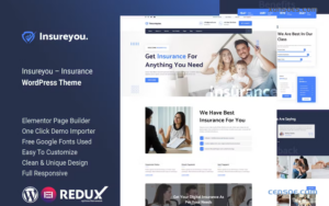 Insureyou – Insurance WordPress Theme 1.0.0 GPL Theme