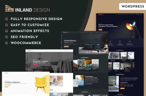 Interior Design WordPress Theme 1.0.2 GPL Theme