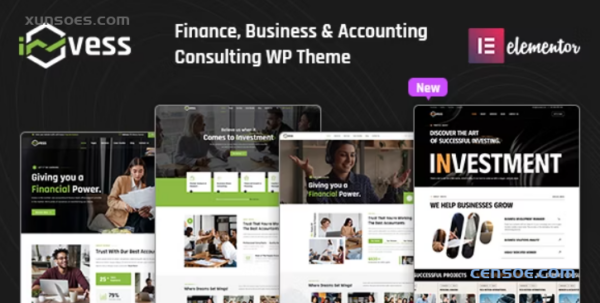 Invess Accounting Finance Consulting WordPress Theme 2.8 GPL Theme