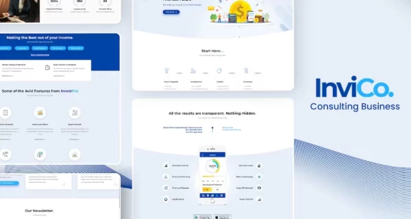 Invico WordPress Consulting Business Theme 1.9 GPL Theme