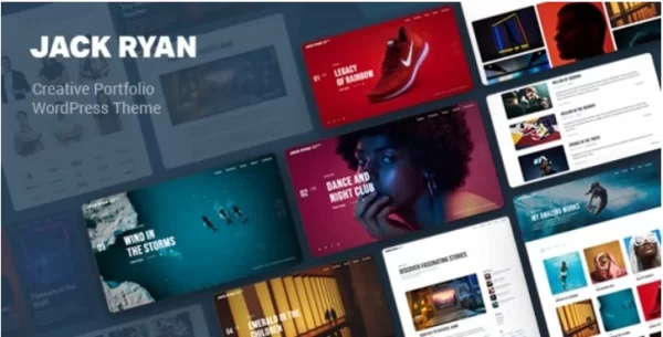 Jack Ryan Creative Portfolio WordPress Theme 1.0.2 GPL Theme