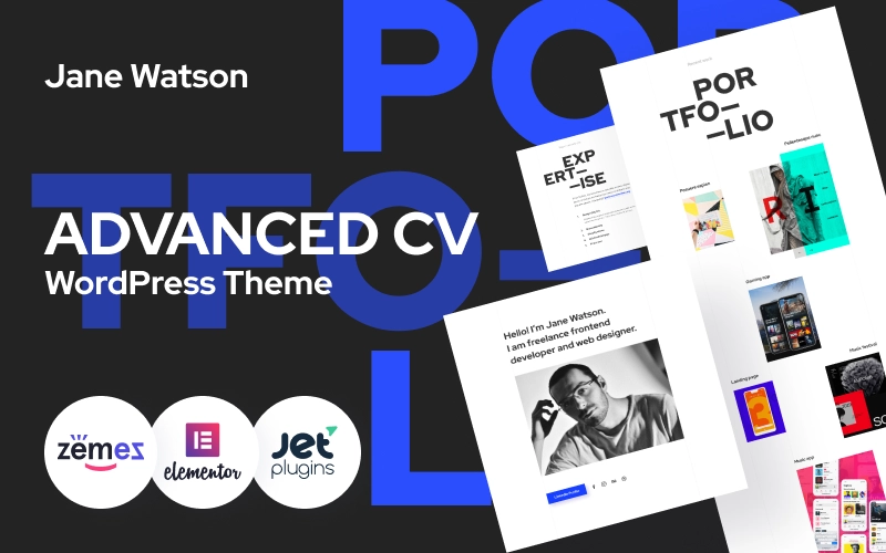 Jane Watson Advanced And Reliable CV WordPress Theme 1.0.0 GPL Theme 1 Jane Watson Advanced And Reliable CV WordPress Theme 1.0.0 GPL Theme