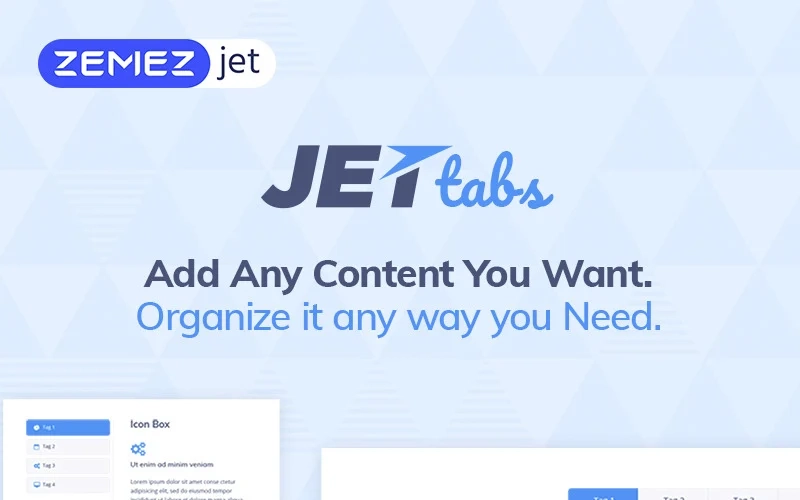 JetTabs Tabs and Accordions for Elementor Page Builder WordPress Plugin 2.1.25.3 GPL Plugins 1 JetTabs Tabs and Accordions for Elementor Page Builder WordPress Plugin 2.1.25.3 GPL Plugins